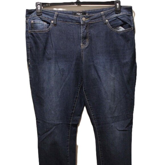 Torrid Dark Wash Skinny Jeans - Sz 18T - Picture 1 of 5